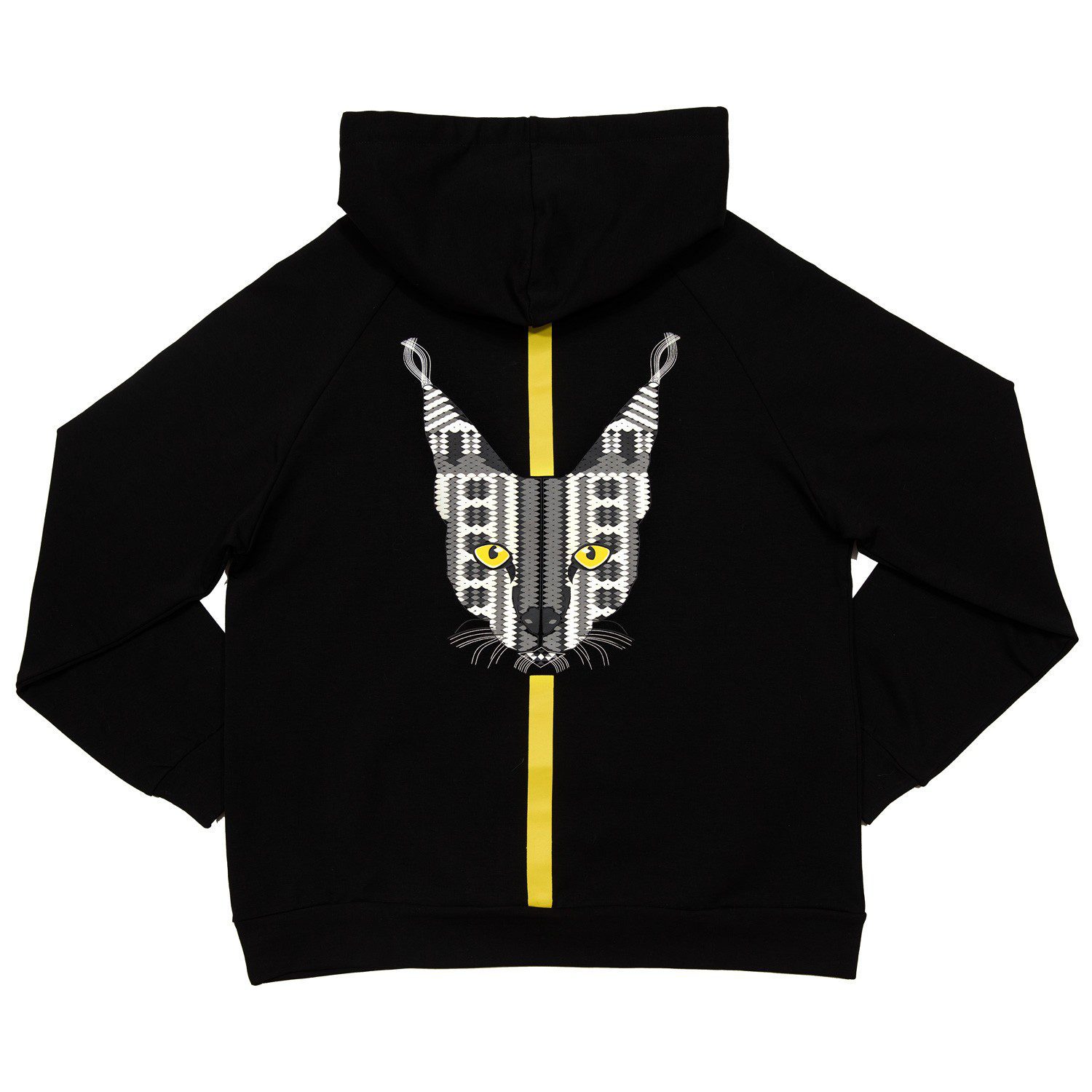 Latest Deep Black Caracal Hoodie