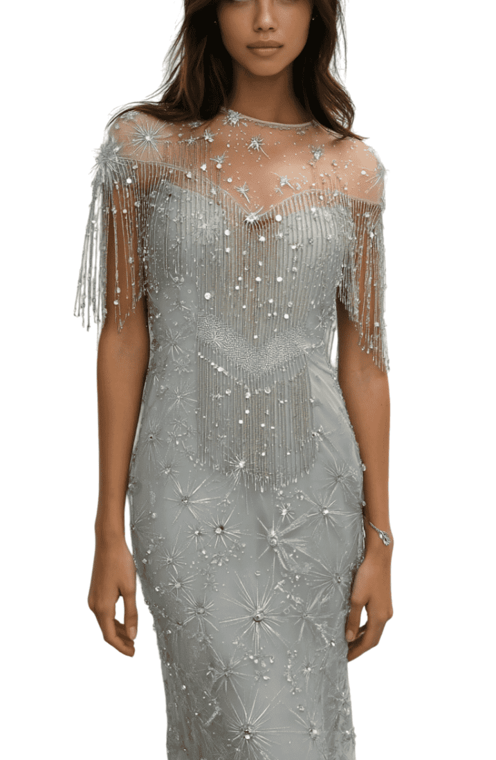 Dark Grey Formal Wear Free Size