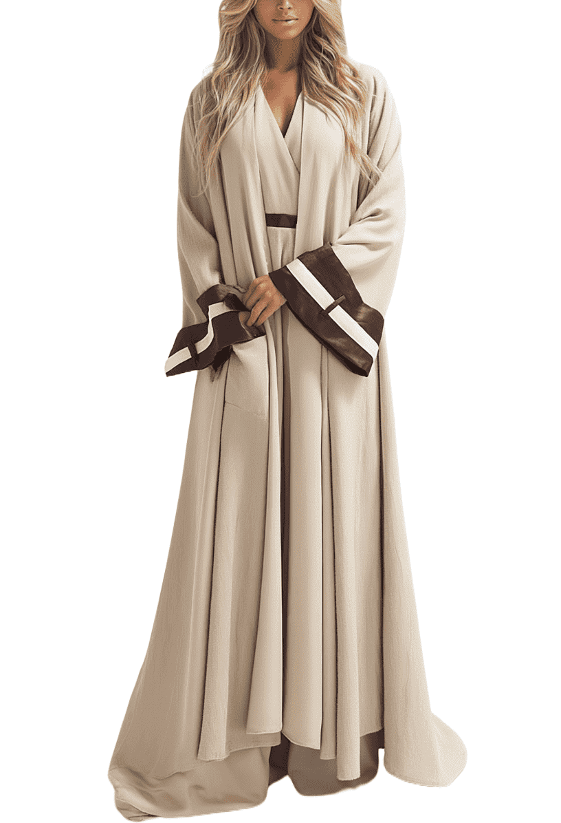 Off White Formal Dress - Free Size