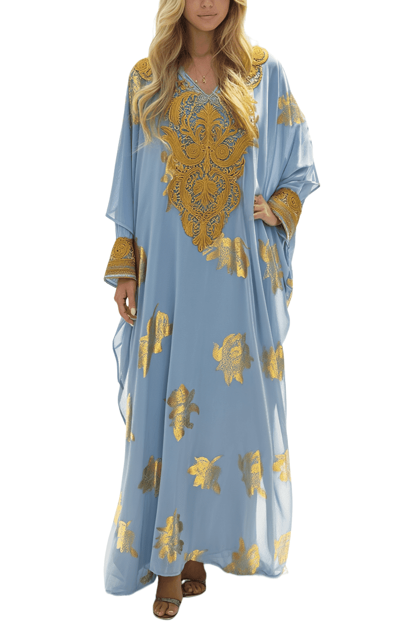 Sky Blue Formal Wear - Free Size