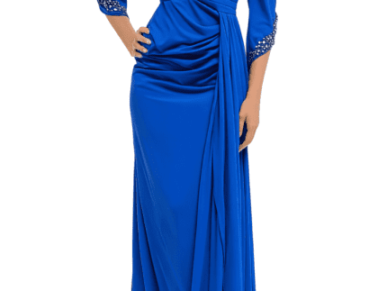 Marwa Ghassan Royal Blue Evening Dress Free size