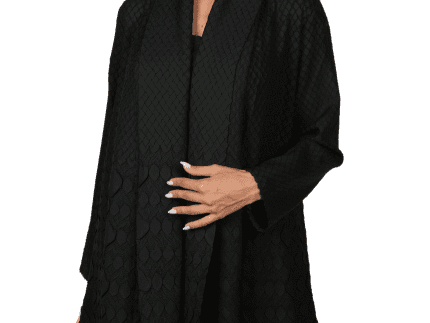Abaya Design Pattern Black Stylish Plain Free Size
