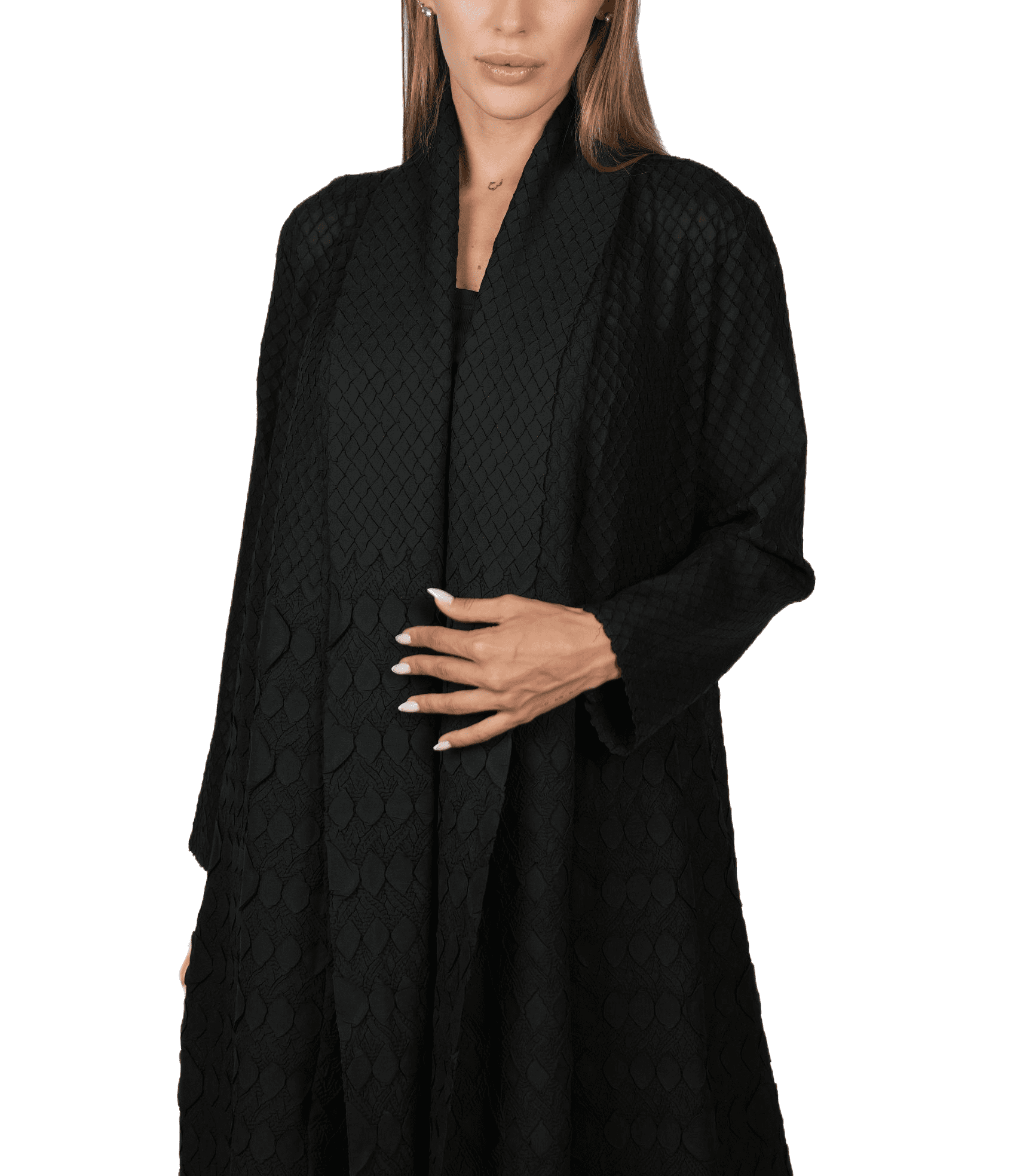 Latest Abaya Design Pattern Black Stylish Plain Free Size - Buy i