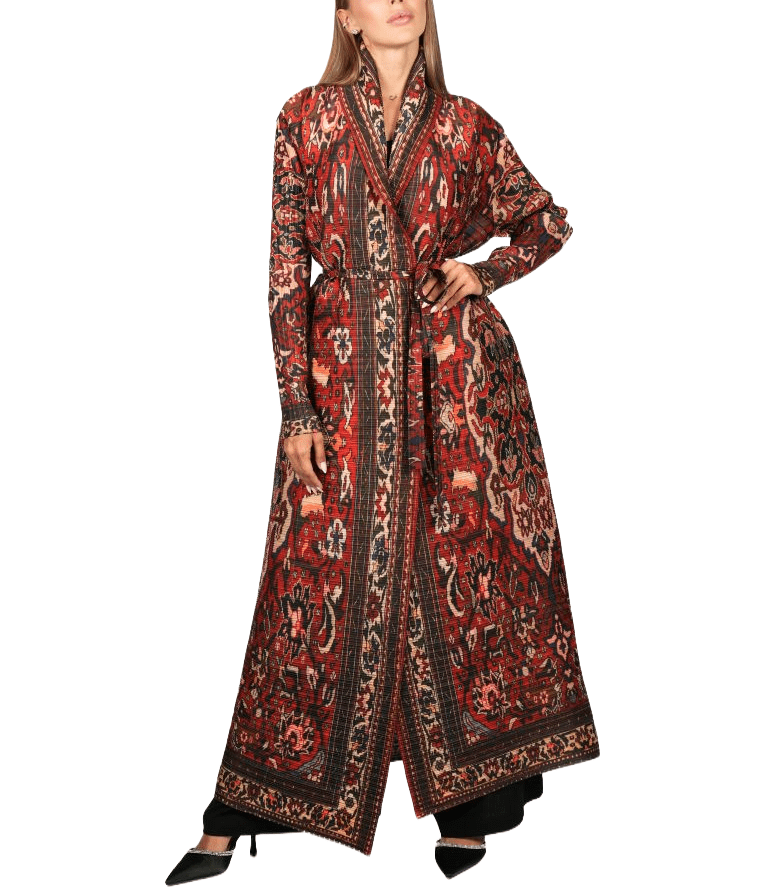 Abaya Design Pattern Iranian Free Size | Elegant Fashion