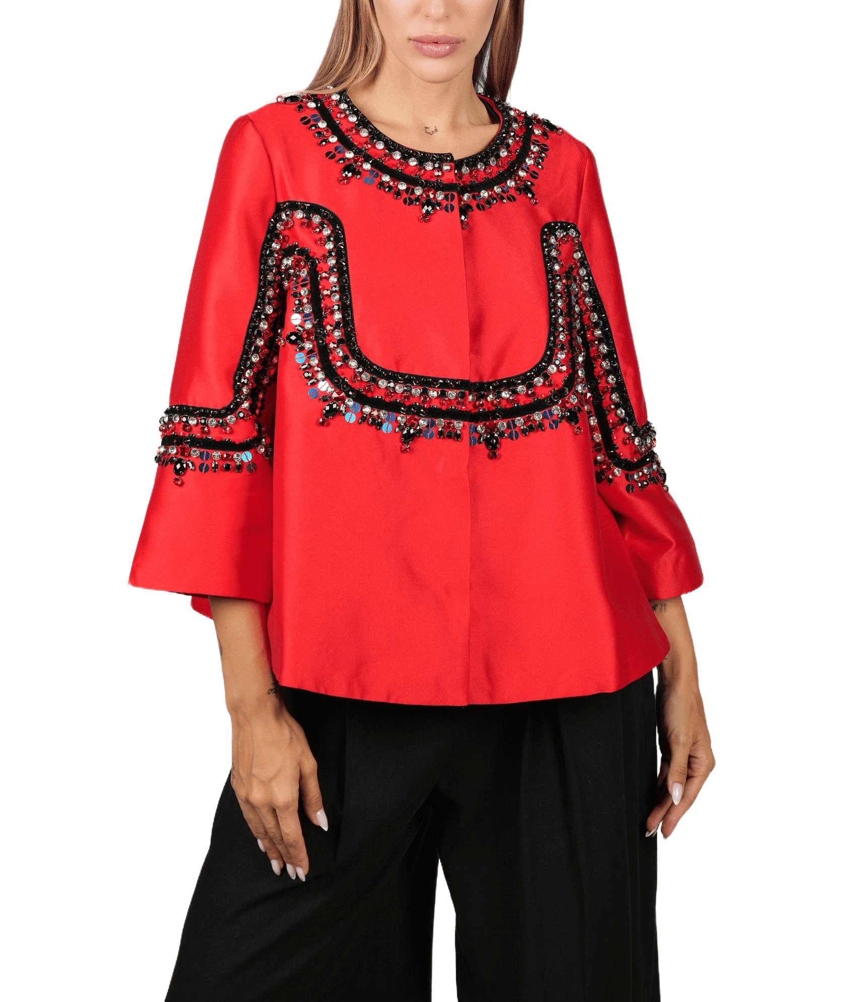 Dress Coat Red Free Size