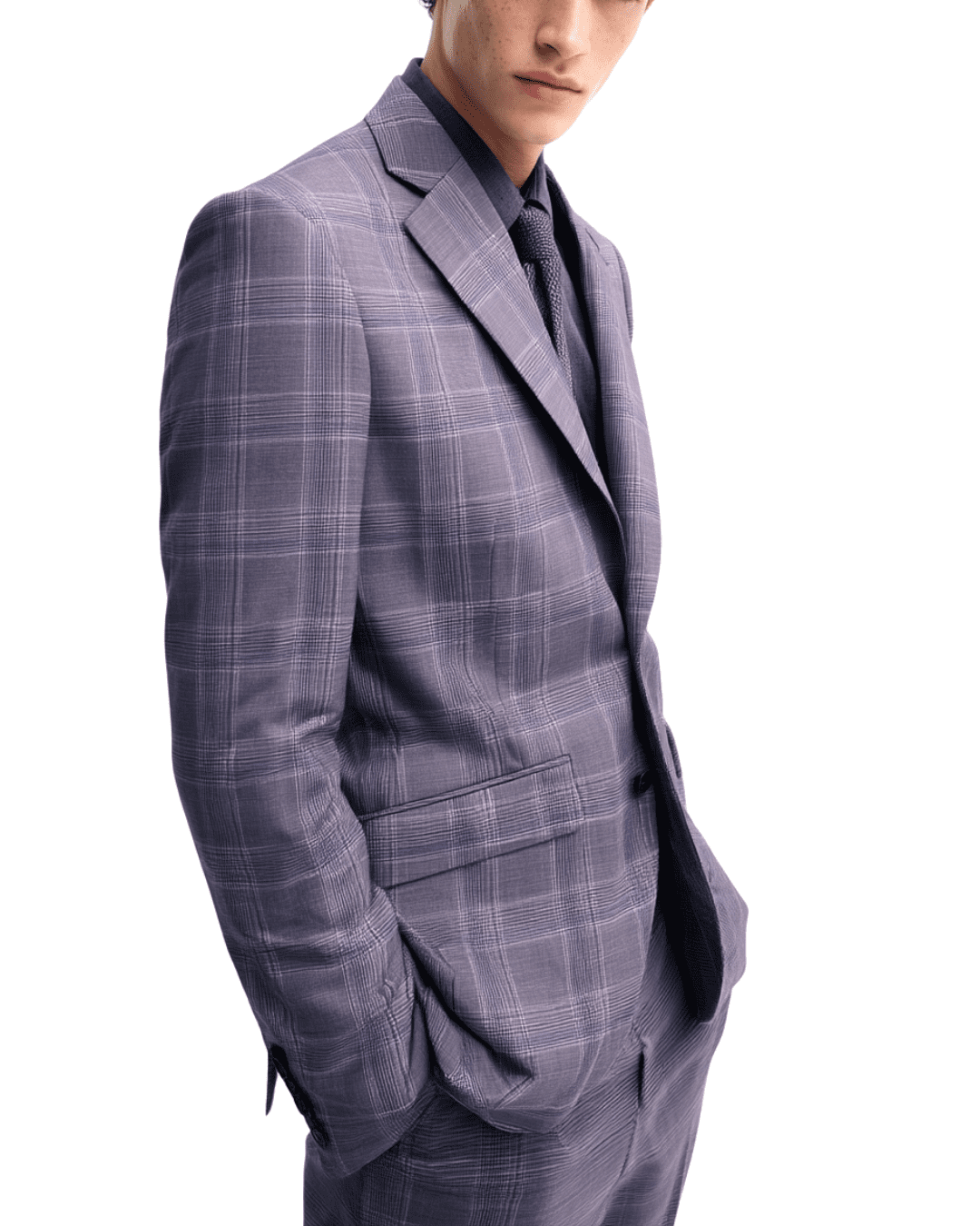 Purple and Blue Formal Vagant Suit