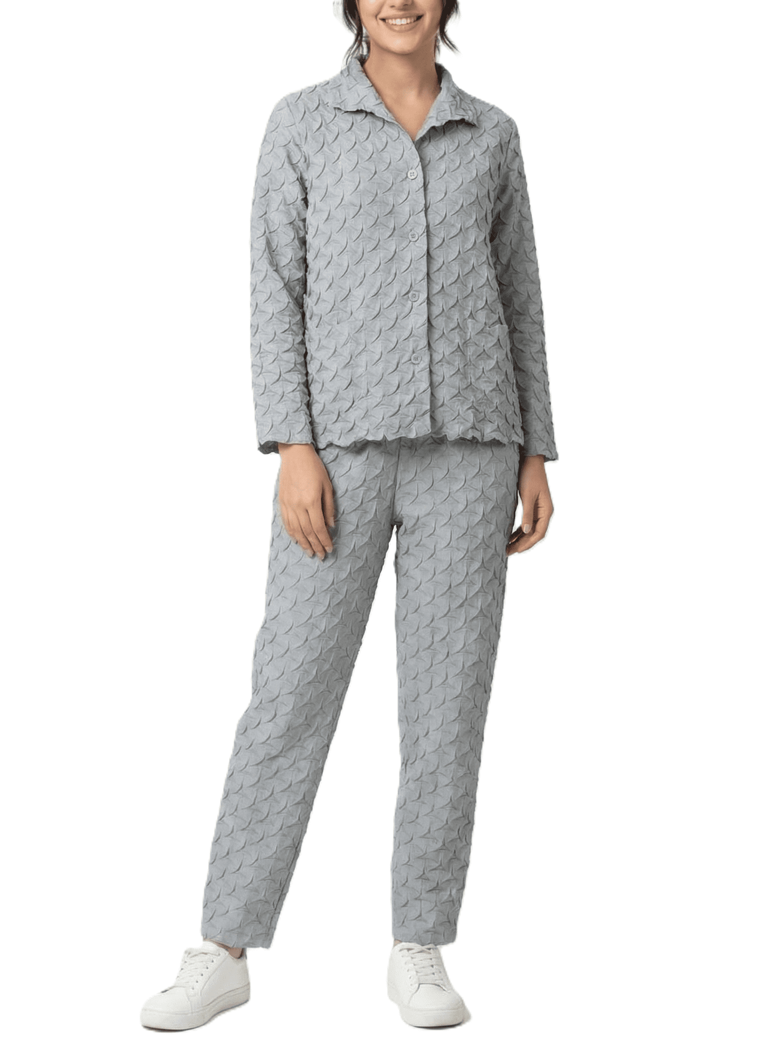 Premium HDS Grey with Texture Set Casual Wear