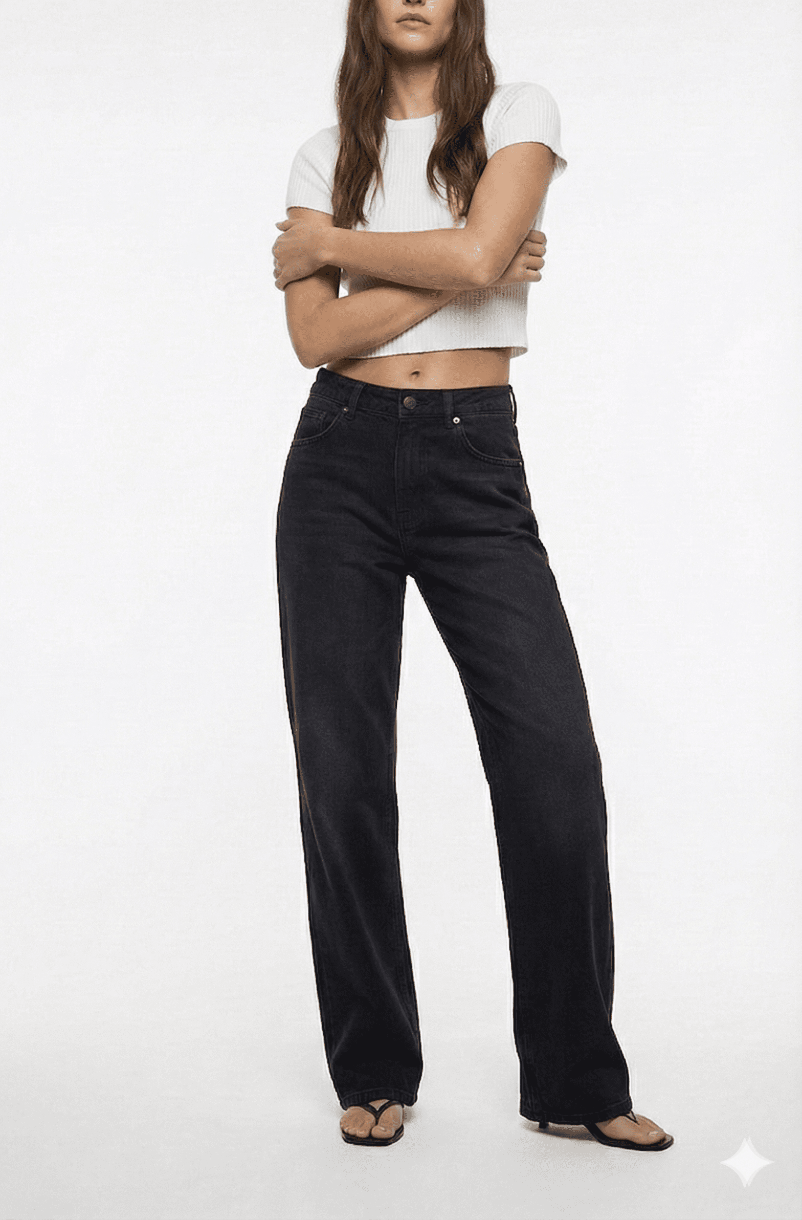 Women’s Grey Casual Fit Jeans