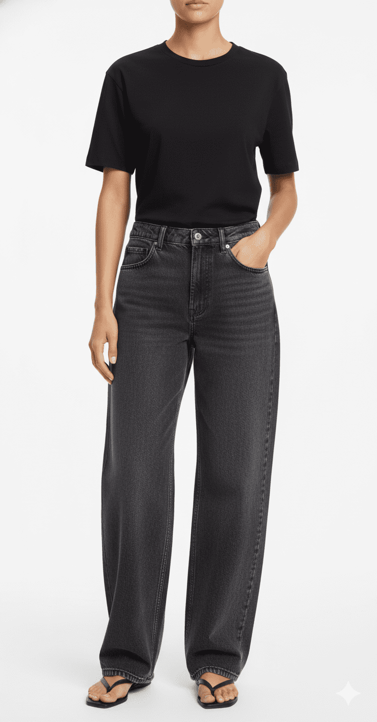 Best Price Charcoal Grey Everyday Jeans