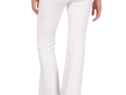 White Silk Draped Sevgilim Pants