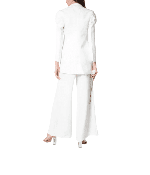 Mocha Elegance Blazer Cum Dress