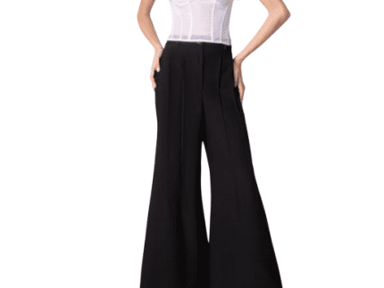 Premium Black Flared Pant